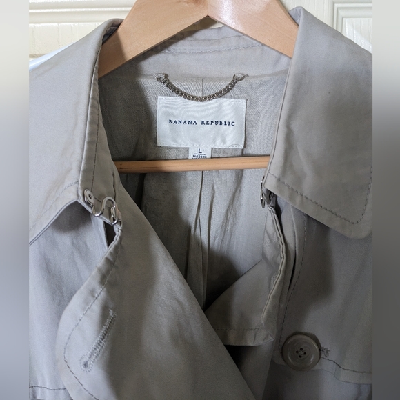 Banana Republic Trench Coat - Large - Picture 2 of 4